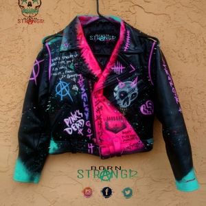 Pink's Dead | Custom Leather (Spiked) | Made2order